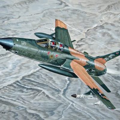 This is the F-105F that, when first seen by Wit, made him a Thud fan for life.